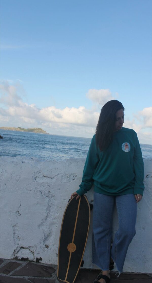 Sudadera “Lon Classic” Emerald green - Imagen 4