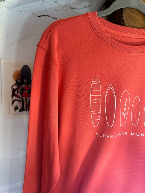 Sudadera “Surf taulak” Coral - Imagen 2