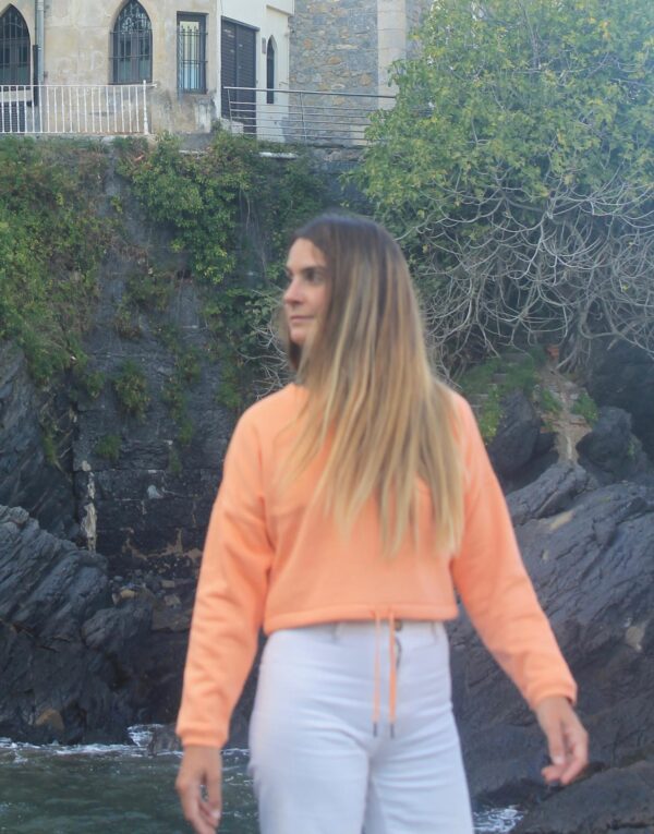 Sudadera “Surf girl” Apricot