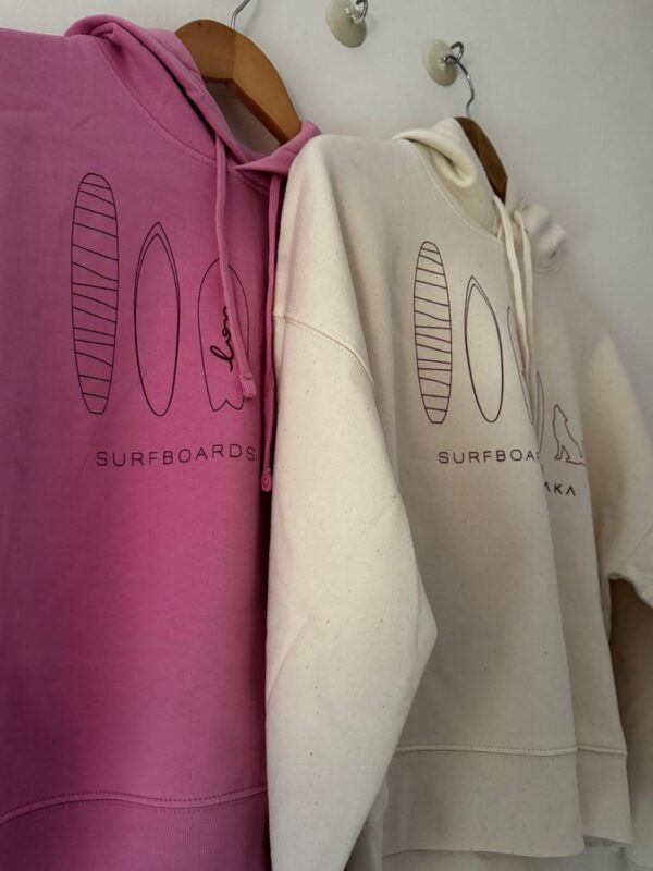 Sudadera “Surf taulak” Natural - Imagen 2